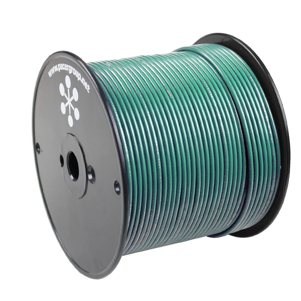 Pacer WUL10GN-500 Pacer 10 Awg Marine Wire - Green - 500 Feet