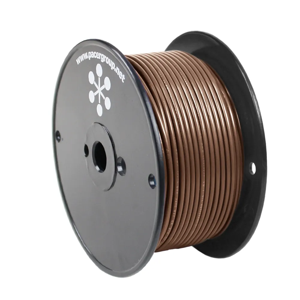 Pacer WUL16BR-250 Pacer Brown 16 Awg Marine Wire - 250 Feet