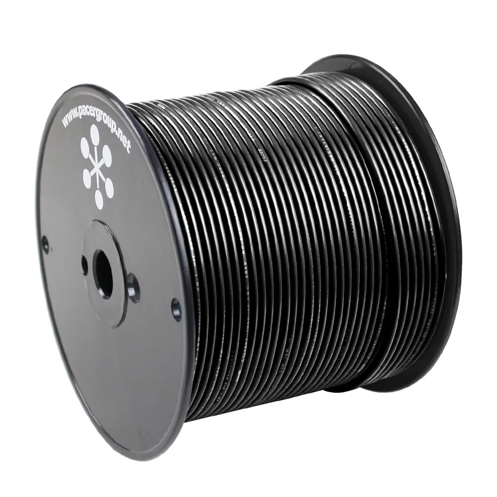 Pacer WUL18BK-500 Pacer 18 Awg Marine Primary Wire - 500 Feet, Black