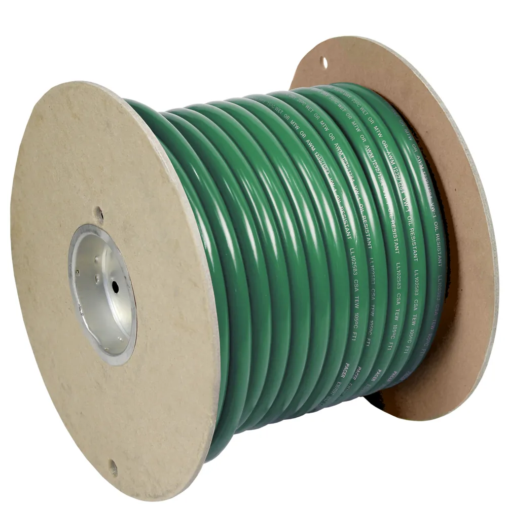 Pacer WUL6GN-100 Pacer Green 6 Awg Marine Battery Cable - 100 Feet