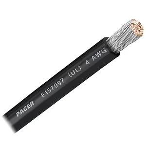 WUL4BK-FT | Pacer Group Premium 4 AWG Marine Battery Cable