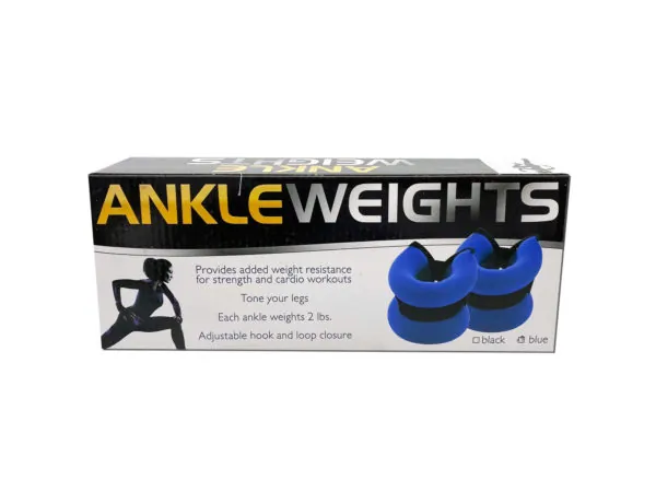 Bulk GE943 1 Pair 2 Pound Adjustable Ankle Weights