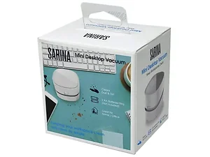 HL464 | Bulk Buys Sarina Compact White Desktop Vacuum