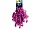 KA916 | Bulk Buys Vibrant Hot Pink Curly Adhesive Gift Bow