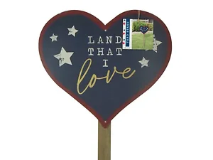 AA494 | Bulk Buys Patriotic USA Yard Stake with Bow - 16