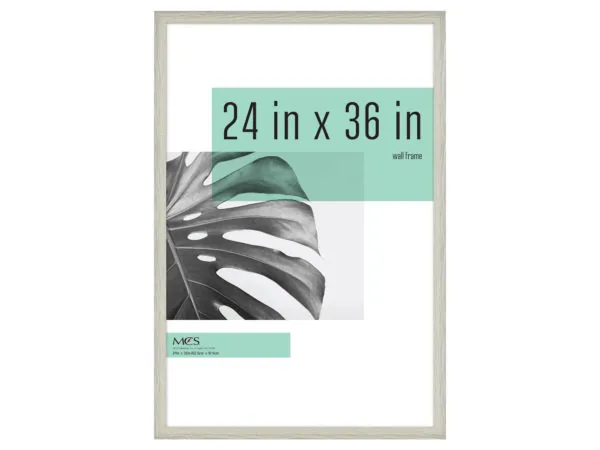 Bulk BJ552 24quot; X 36quot; Studio Gallery Photo Frame With Gray Wood