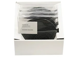 AA833 | Bulk Buys Heavy-Duty Round Soapstone Incense Holder