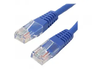 4xem 4XC6PATCH10BL 10ft Cat6 Ethernet Network Cable - Blue Molded Patc