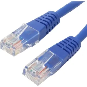 4xem 4XC6PATCH10BL 10ft Cat6 Ethernet Network Cable - Blue Molded Patc