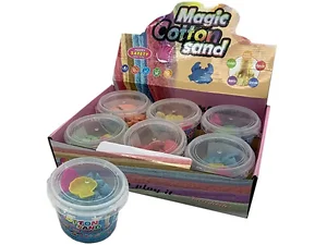 AA836 | Bulk Buys Assorted Colors Magic Cotton Sand