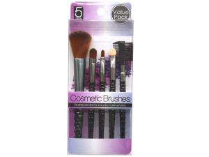 Bulk GA029 5 Pack Make-up Brush Beauty Set