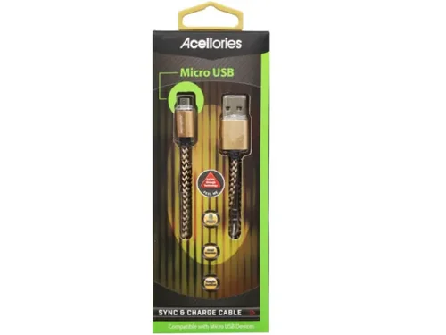 AB369 | Bulk Buys Acellories 6ft Pink Micro USB Charging