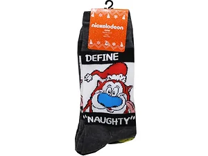 AB337 | Bulk Buys Hey Arnold & Stimpy Naughty Crew Socks