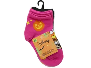 AB491 | Bulk Buys Minnie Mouse Kids Halloween Quarter Socks