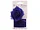 AB417 | Bulk Buys Royal Blue Bow and Ribbon Set for