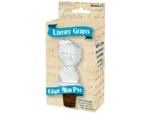 Bulk AA801 Gamago Literary Grapes Edgar Allen Poe Wine Stopper