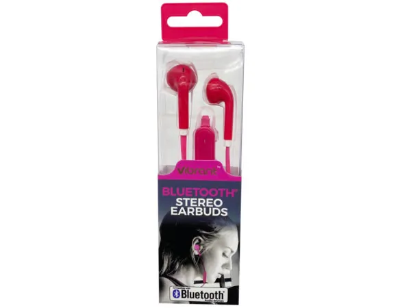 Bulk AA536 Premier Wireless Bluetooth Earbuds With Mic In Pink