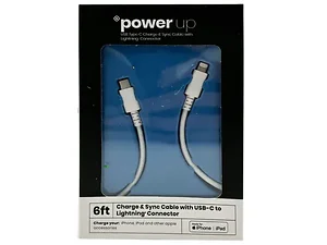 CA850 | Bulk Buys 6 ft USB-C to Lightning Charging Cable