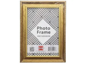 Bulk AB631 4x6 Photo Frame Gold Classic Design