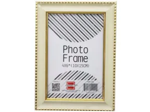 Bulk AB628 4x6 Photo Frame Gold Embellished Design