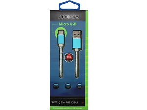 AB372 | Bulk Buys Blue 6ft Micro USB Cable by Accellories
