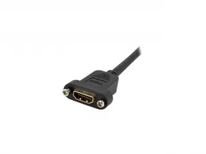 Startech HDMIPNLFM3 3ft Hdmi Female To Male Adapter, 4k High Speed Pan