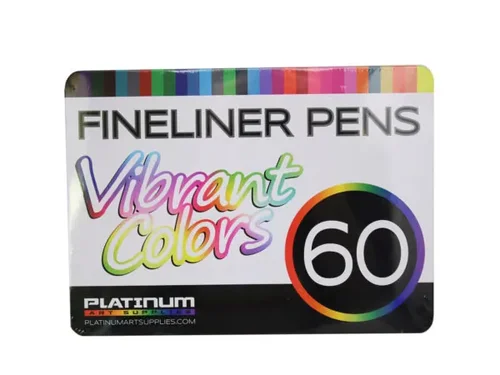 AA791 | Bulk Buys Vibrant 60-Piece Fineliner Pen Set by