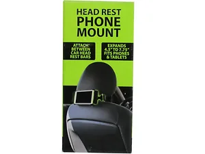 AB442 | Bulk Buys Adjustable Headrest Phone Mount for Car