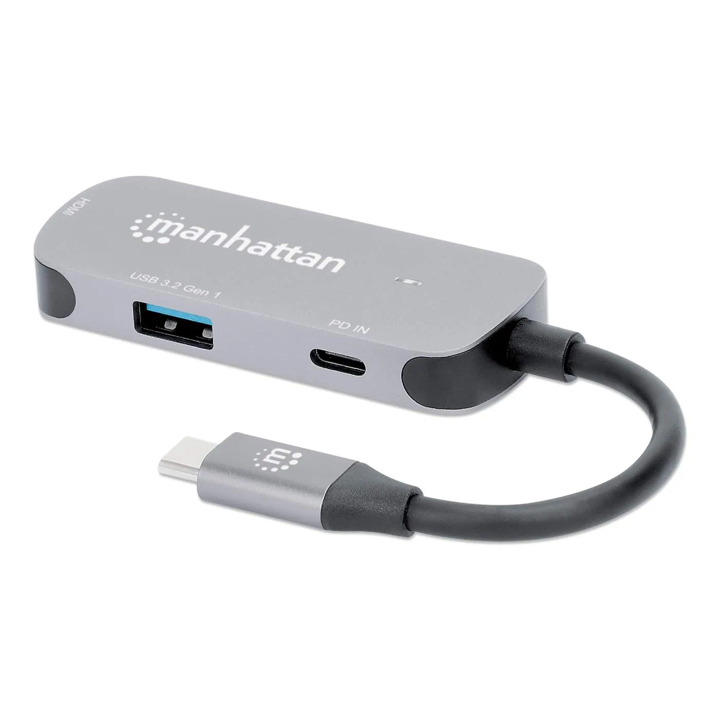 Manhattan 130707 Usb C To Hdmi Converter W Pd