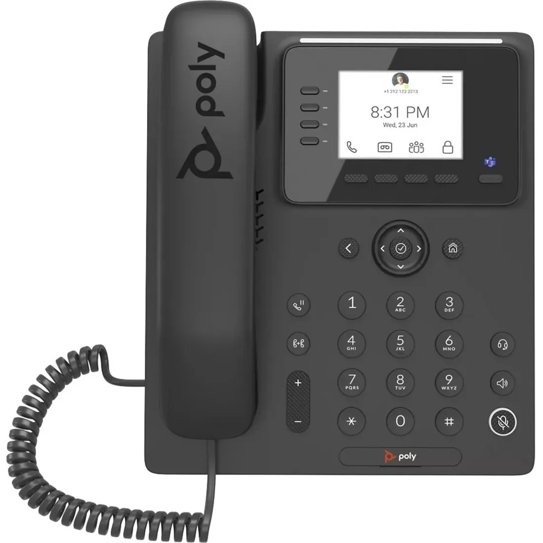 Poly 2200-49690-019 Ccx 350 Media Phone,teams,poe