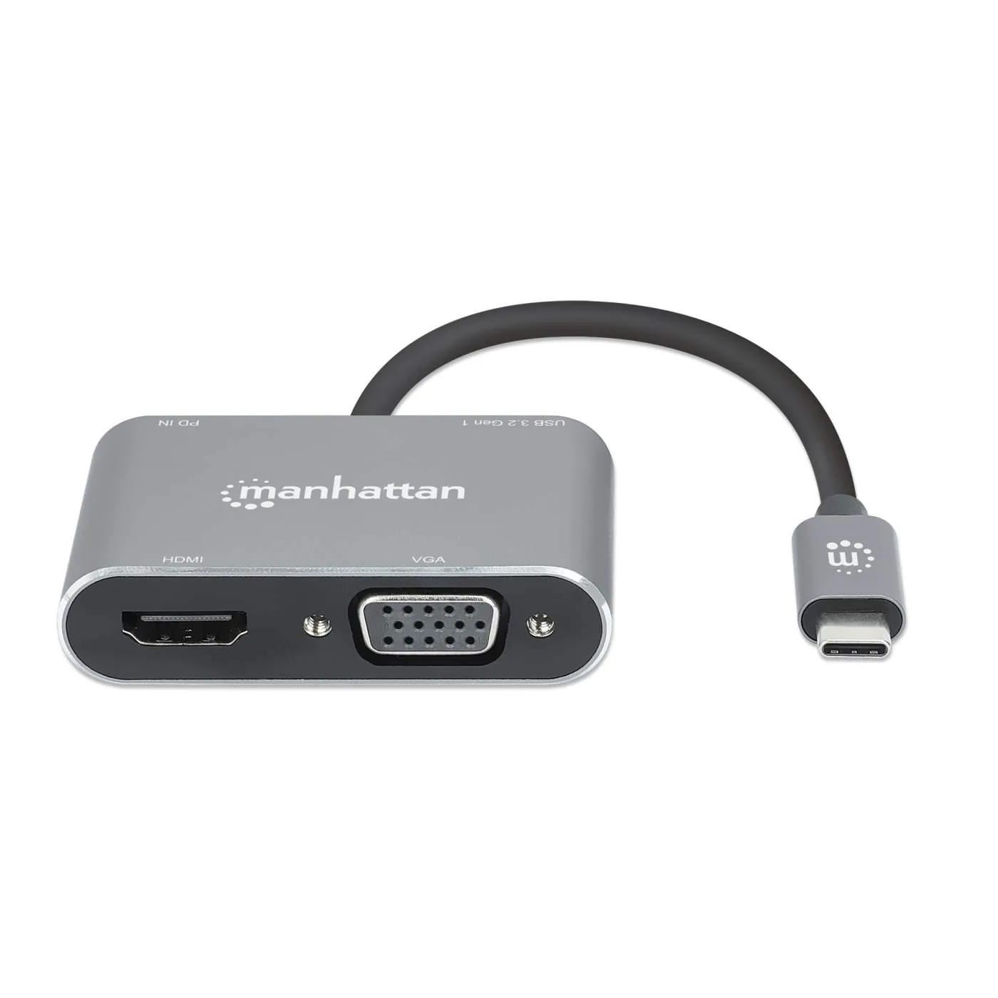 Manhattan 130691 Usb C To Hdmi Vga Converter