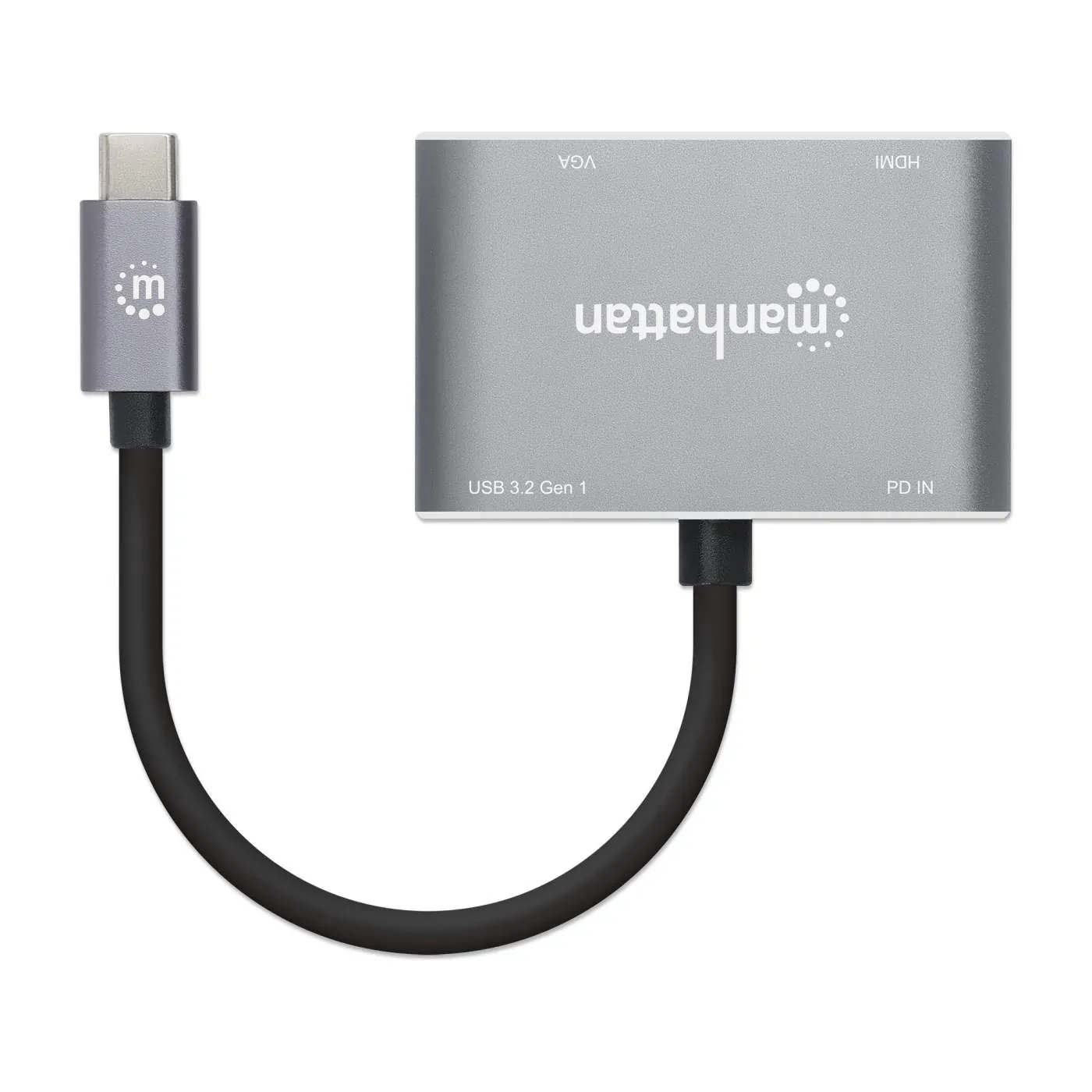 Manhattan 130691 Usb C To Hdmi Vga Converter