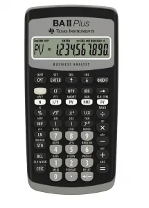 Texas TEXTIBA2P Ba-ii Plus Advance Financial Calculator - Power Off Me