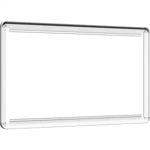 Lorell LLR 18321 Mounting Frame For Whiteboard - Silver - 1 Each