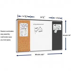 Lorell LLR 18321 Mounting Frame For Whiteboard - Silver - 1 Each