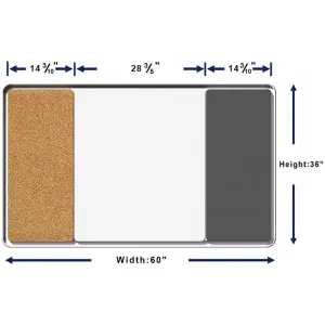 Lorell LLR 18321 Mounting Frame For Whiteboard - Silver - 1 Each