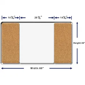 Lorell LLR 18321 Mounting Frame For Whiteboard - Silver - 1 Each