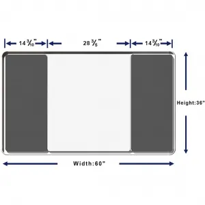 Lorell LLR 18321 Mounting Frame For Whiteboard - Silver - 1 Each