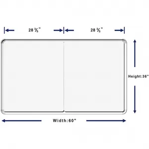 Lorell LLR 18321 Mounting Frame For Whiteboard - Silver - 1 Each