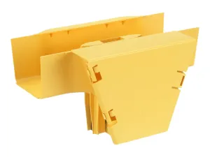 Panduit FRVT4X4LYL Fiberrunner Vertical Tee Fitting - Yellow