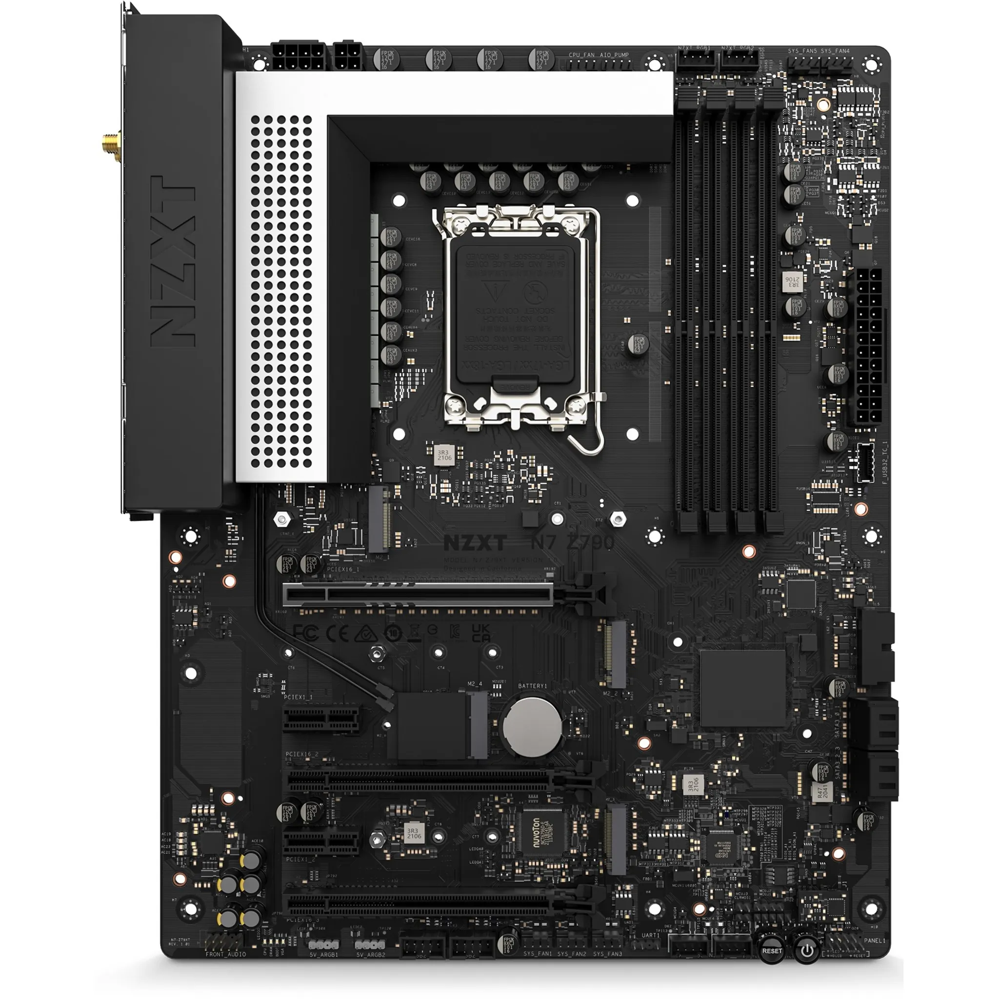 Nzxt N7-Z79XT-W1 N7 Z790 Intel Motherboard With Wi-fi And Stylish Cove