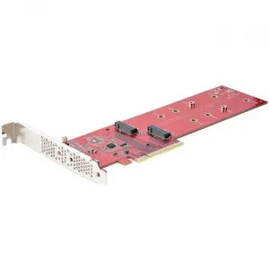 Startech DUAL-M2-PCIE-CARD-B Dual M.2 Pcie Ssd Adapter Card, Pcie X8  