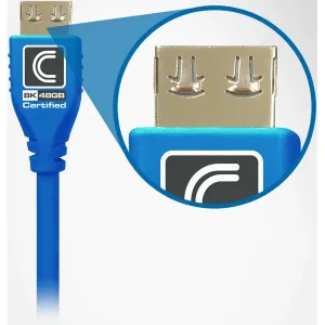 Comprehensive MHD48G-9PROBLU 9ft Microflex 48g 8k Hdmi Cable