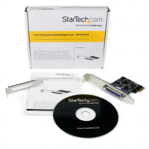 Startech N6PATCH14BL 1-port Parallel Pcie Card, Pci Express To Paralle