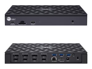 Siig JU-DK0Q11-S1 Ac Ju-dk0q11-s1 Usb-c Quad Hybrid 4k Video Docking S