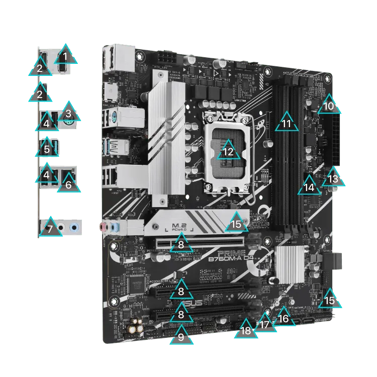 Asus PRIMEB760M-AD4 Prime B760m A D4