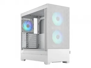 Fractal FD-C-POR1A-01 Pop Air Rgb White Tempered Glass Case