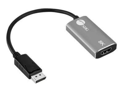 Siig CB-DP2611-S1 8k Displayport 1.4 To Hdmi Adapter