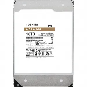 Toshiba HDWG51JXZSTB N300 Pro 18tb Nas Hard Drive For Storage Solution