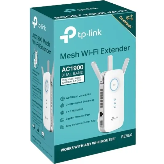 Tplink RE550 Tp-link Nt  Ac1900 Mesh Wi-fi Range Extender Dual Band 60